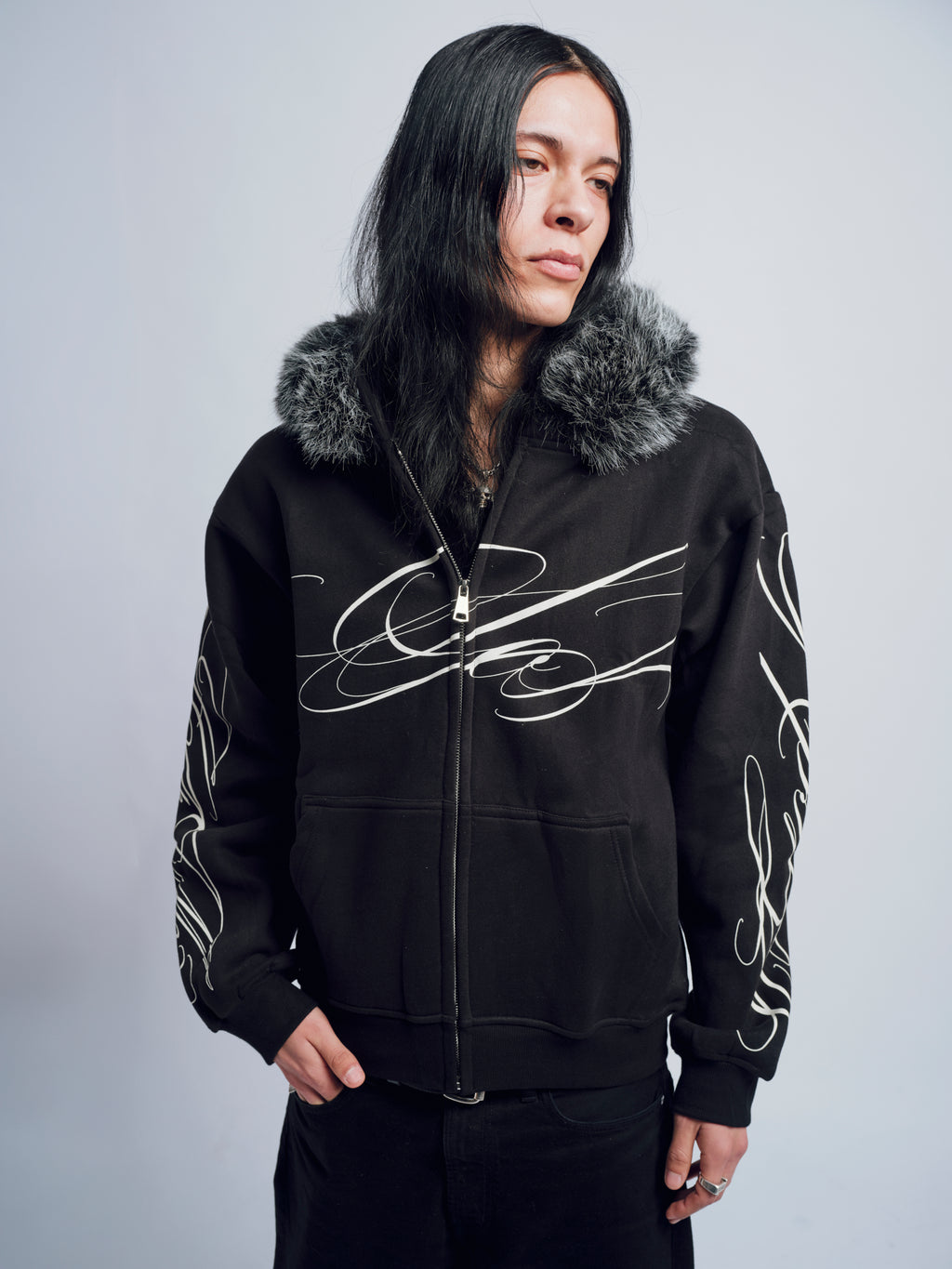 So Help me God Fur Hoodie