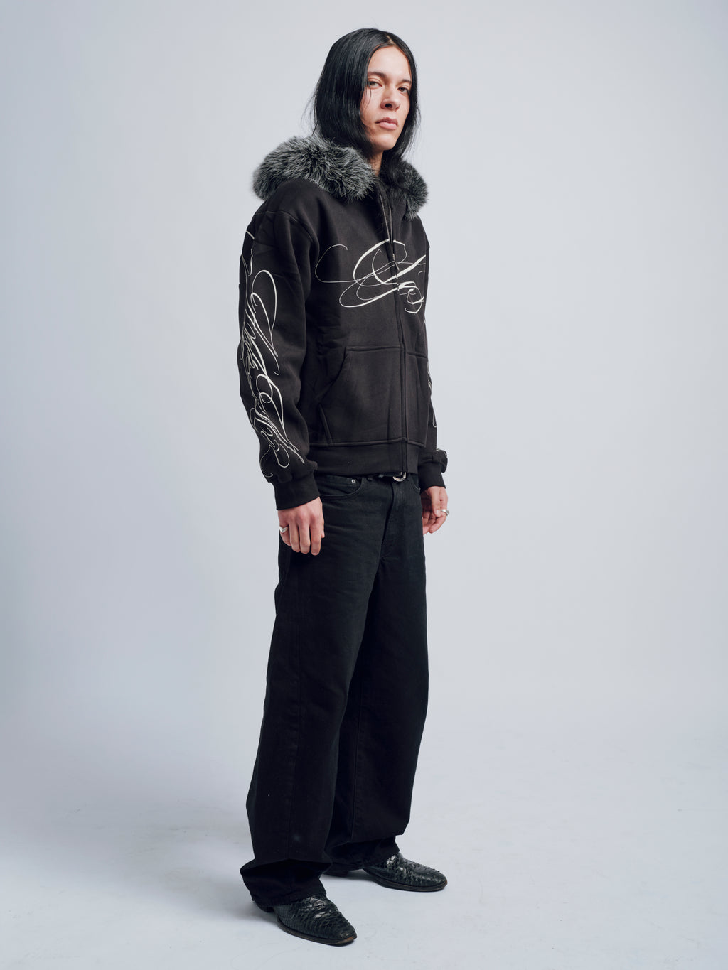 So Help me God Fur Hoodie