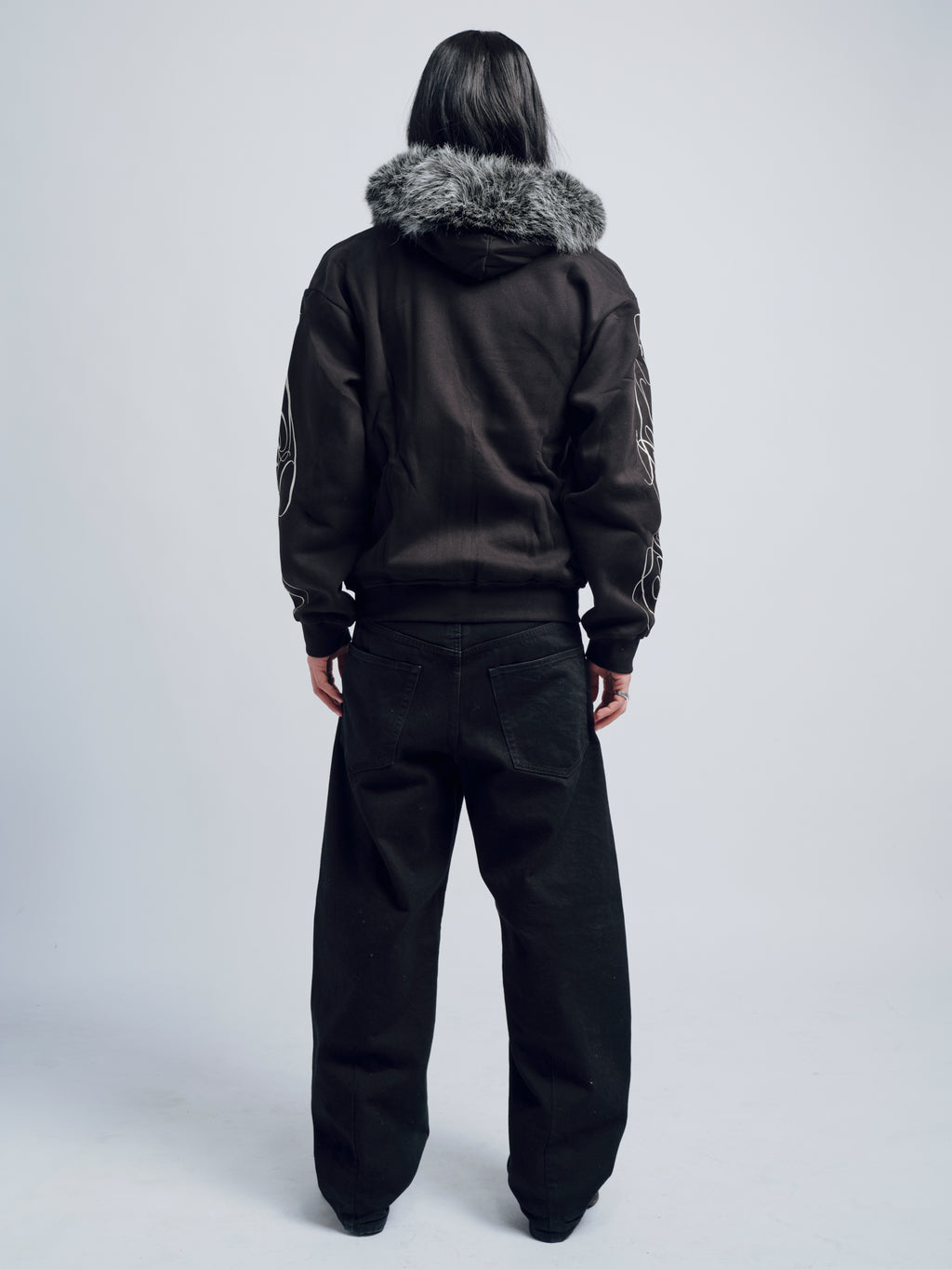 So Help me God Fur Hoodie