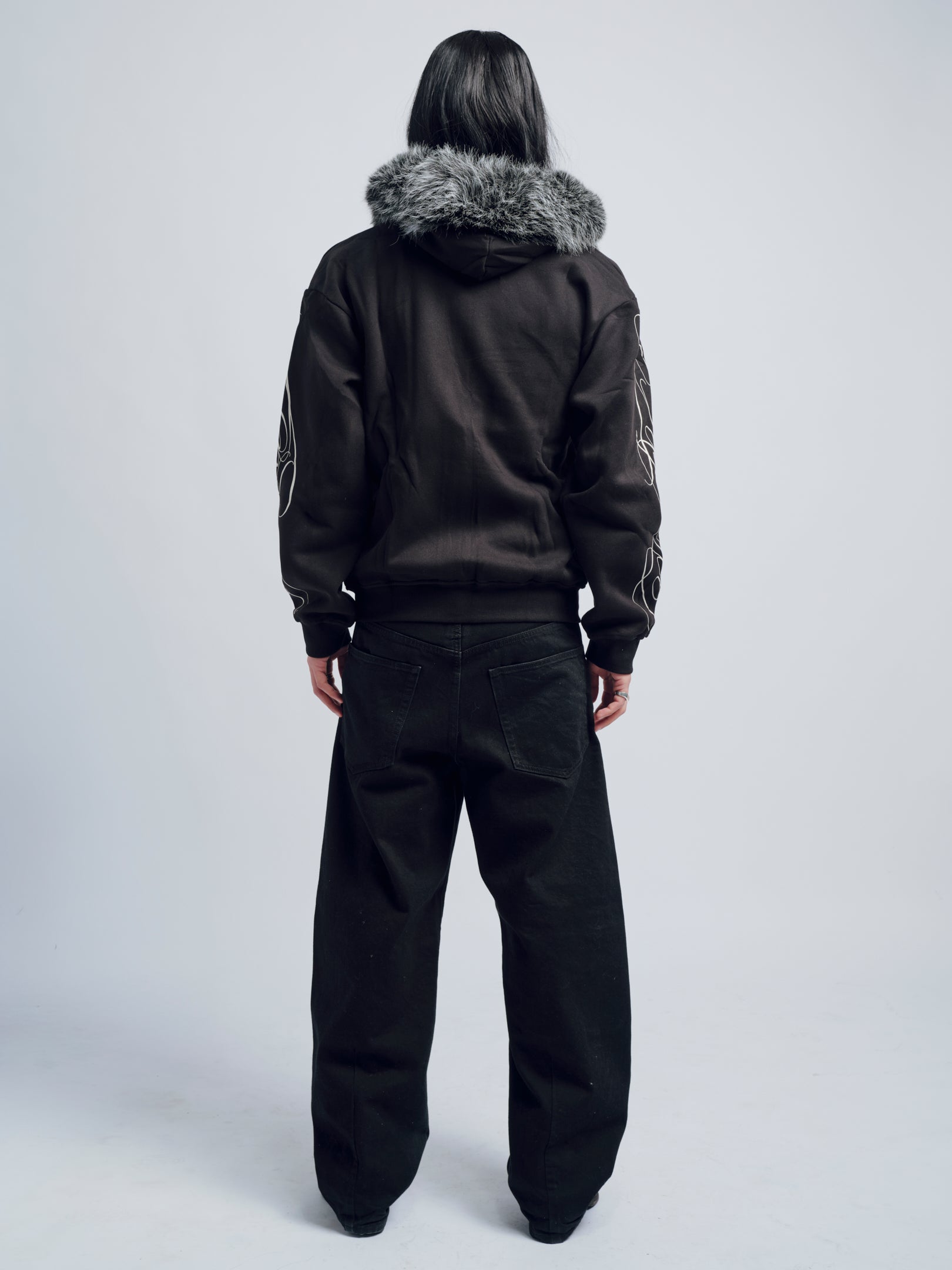 So Help me God Fur Hoodie